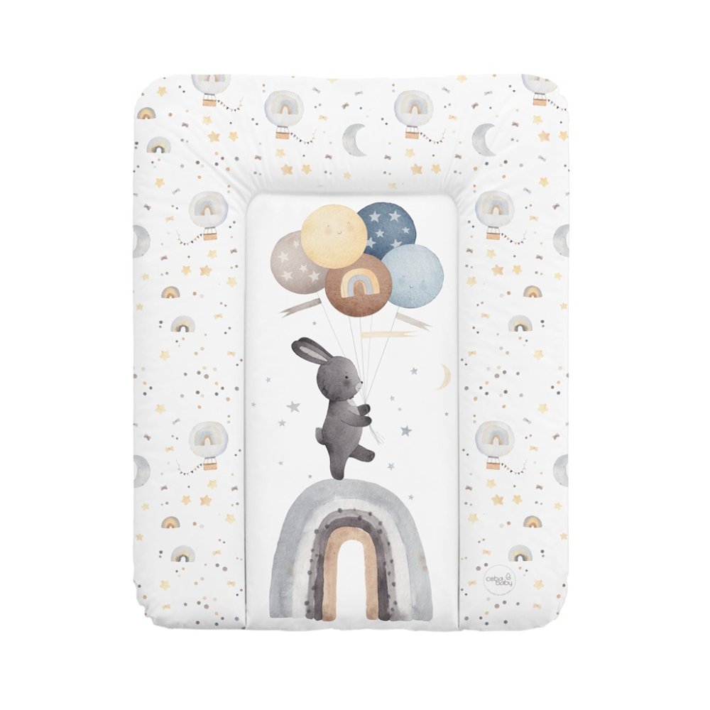 CEBA BABY Cambiador suave pequeño (50x70) Basic Rainbow Walk