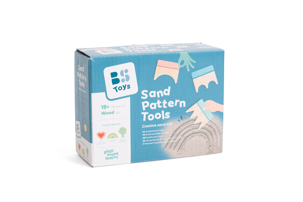 Outils de sable en bois - créez des motifs - 3 pièces – Image 3