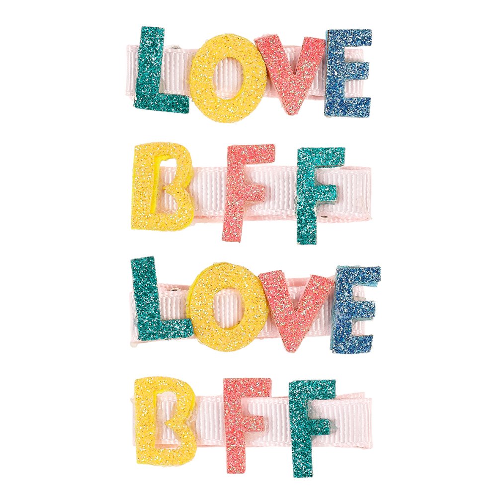 Souza! - Wsuwki do włosów z napisami - 4 szt.