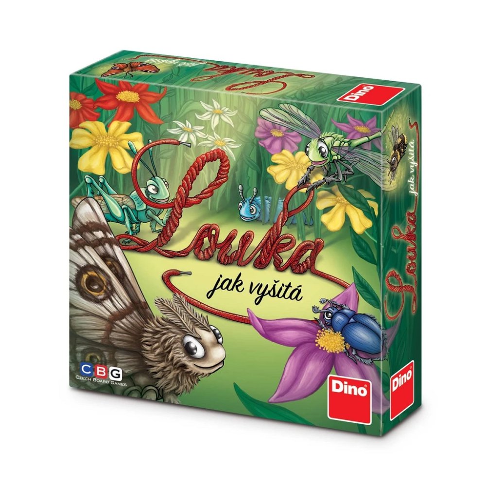 Dino Juego Pradera como bordada