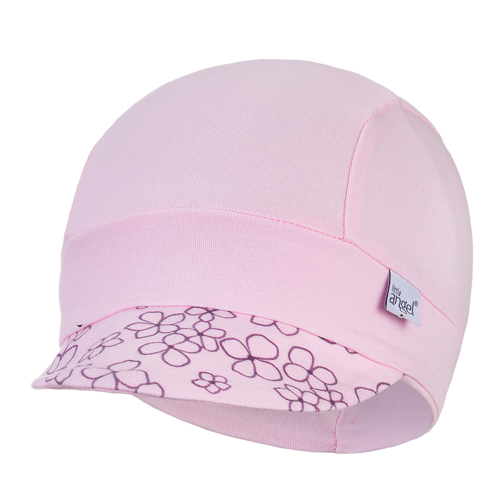Cap dünnes Muster Outlast® - rosa Baby/rosa Baby Blümchen 6 | 54-57 cm
