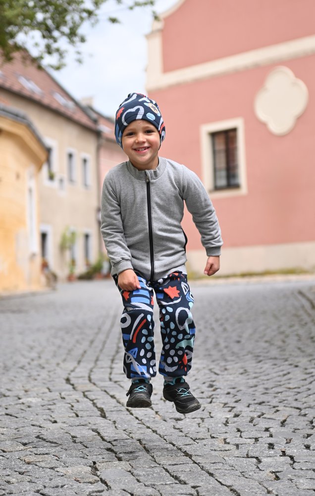 Pantaloni della tuta caldi - motivo nero 104 - immagine 3