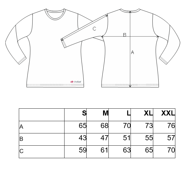 Camiseta de hombre DR fina Outlast® - jaspeado azul L - Imagen 5