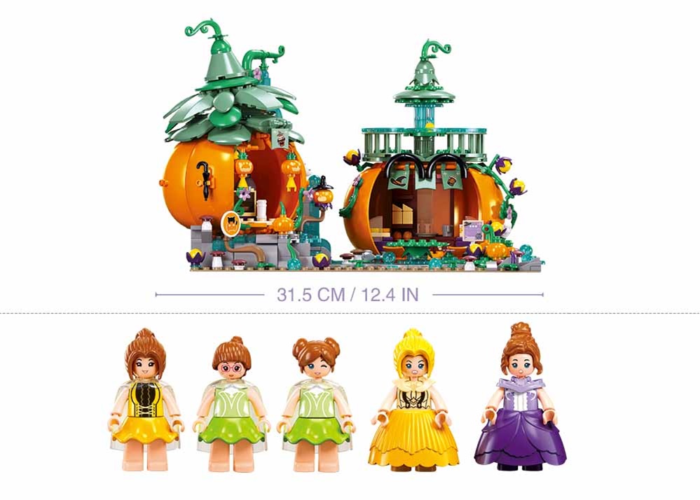 Sluban Girls Dream Pumpkin M38-B1177 Kouzelná dýňová vesnička (obrázek 4)