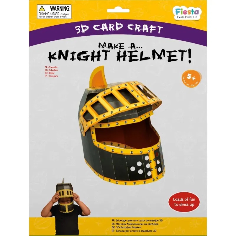 Fiesta Crafts Kreativní sada 3D maska Přilba