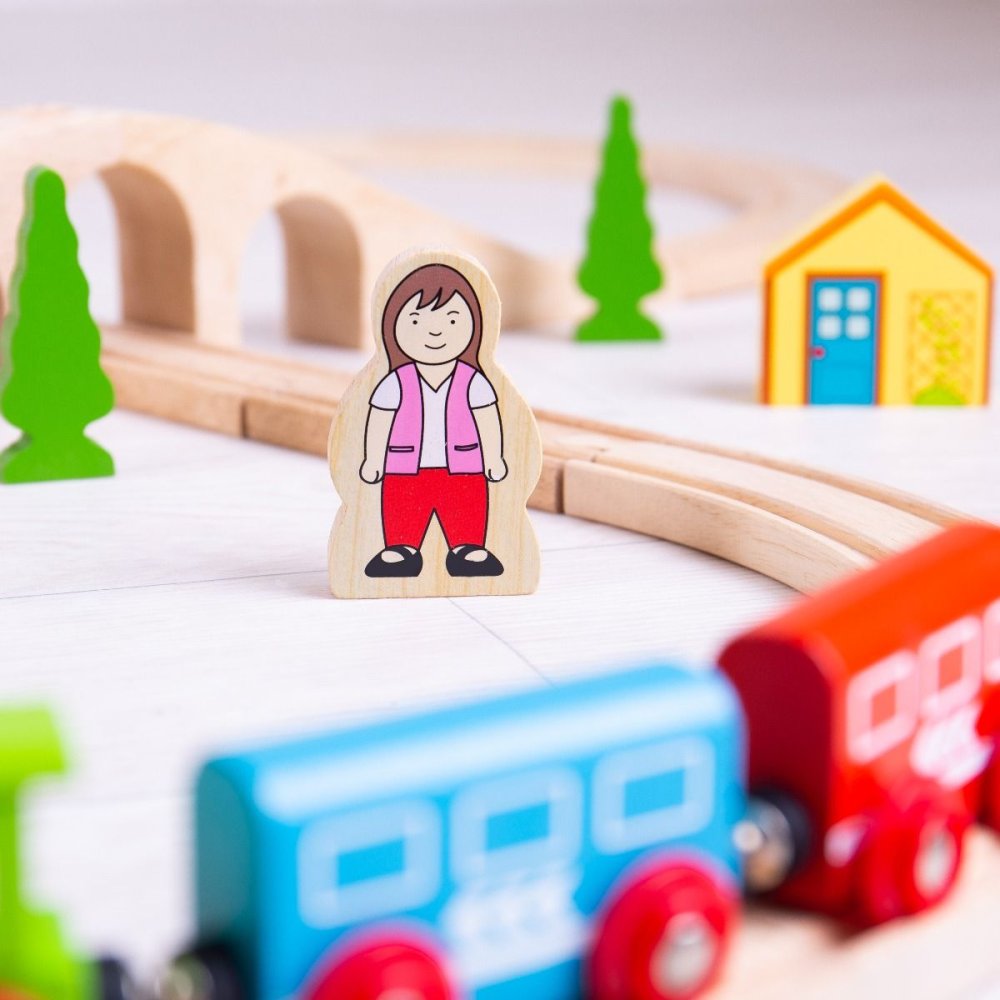 Bigjigs Rail Dřevěná vláčkodráha osmička (obrázek 6)