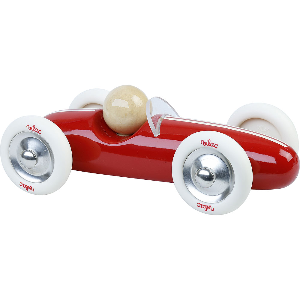 Vilac Dřevěné auto velké Grand prix vintage červené (obrázek 4)