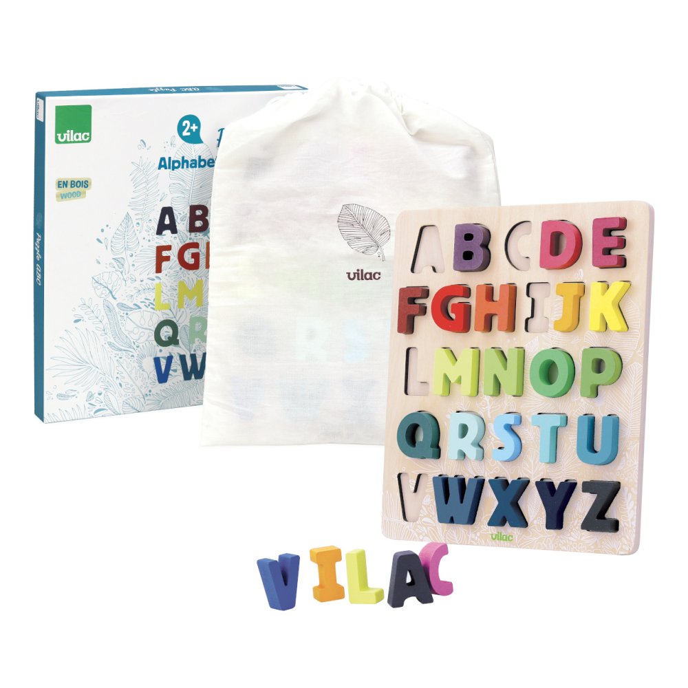 Vilac Vkládací puzzle Abeceda (obrázek 5)