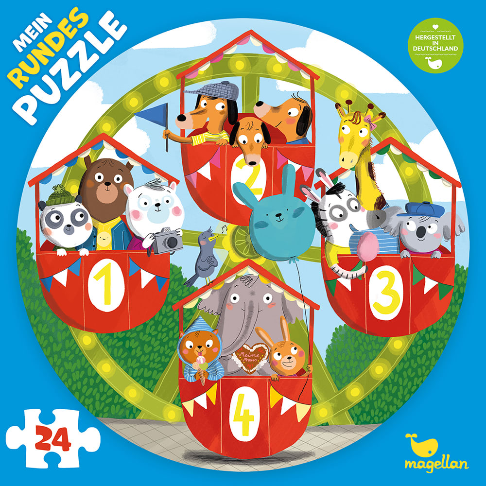 Magellan Kulaté puzzle Zvířátka na ruském kole (obrázek 4)