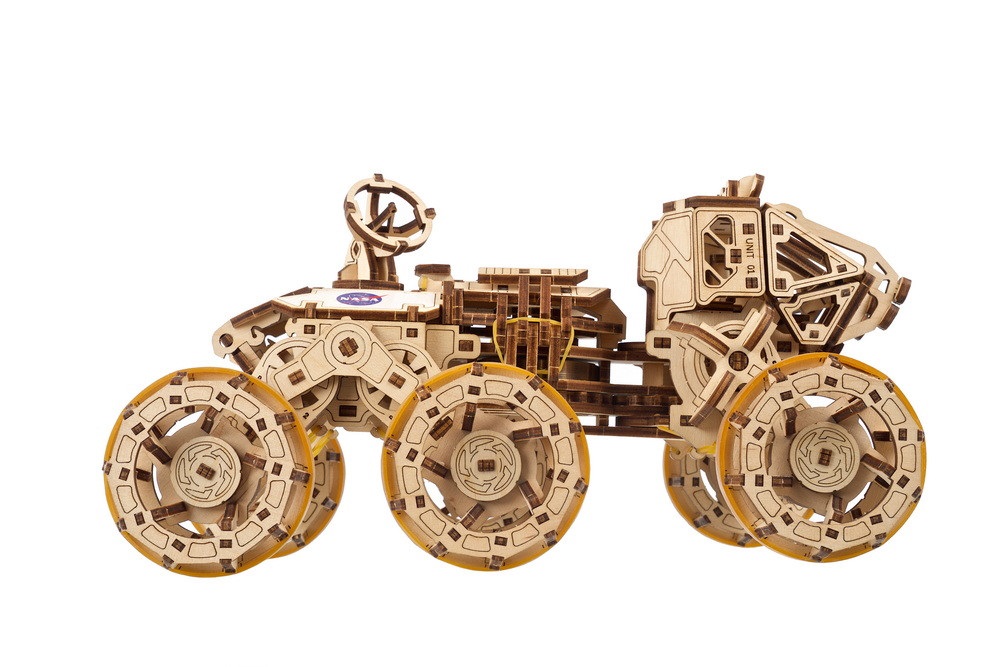 Ugears 3D dřevěné mechanické puzzle Mars Rover (obrázek 3)