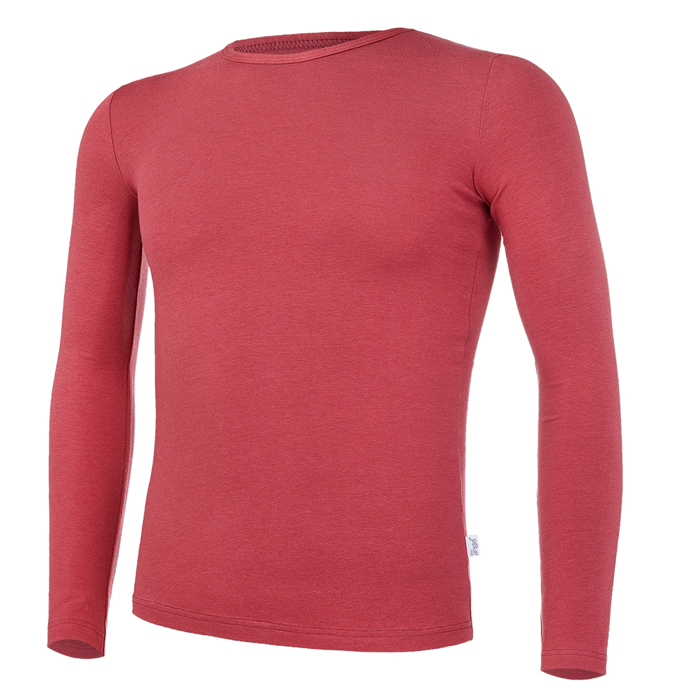 DR Outlast® Feines T-Shirt - Burgunderrot 158