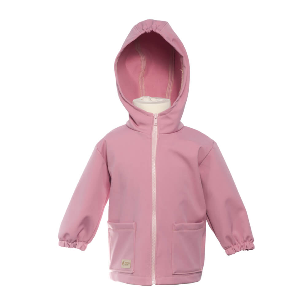 Softshell Kinderjas Met Membraan Monkey Mum® - Suikerspin 62,Softshell Kinderjas Met Membraan Monkey Mum® - Suikerspin 62