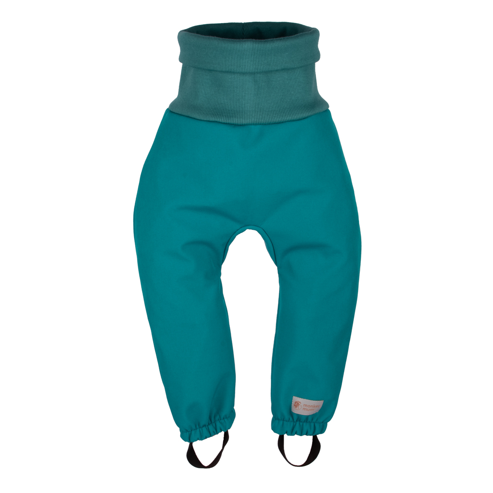 Pantaloni Reglabili Softshell Pentru Copii Cu Membrană Monkey Mum® - Șopârlă Veselă 110/116,Pantaloni Reglabili Softshell Pentru Copii Cu Membrană Mon