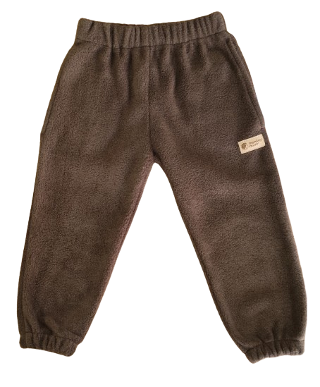 Monkey Mum® Pantaloni In Felpa - Marrone 86/92