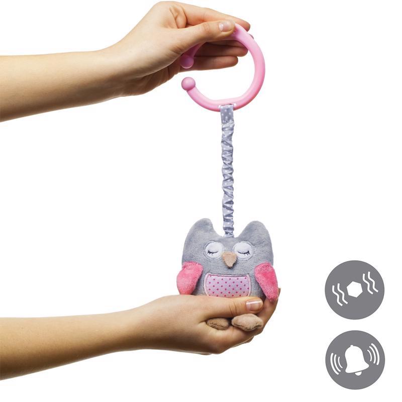 BABYONO C-ring Vibrating Toy Owl Sofia Pink