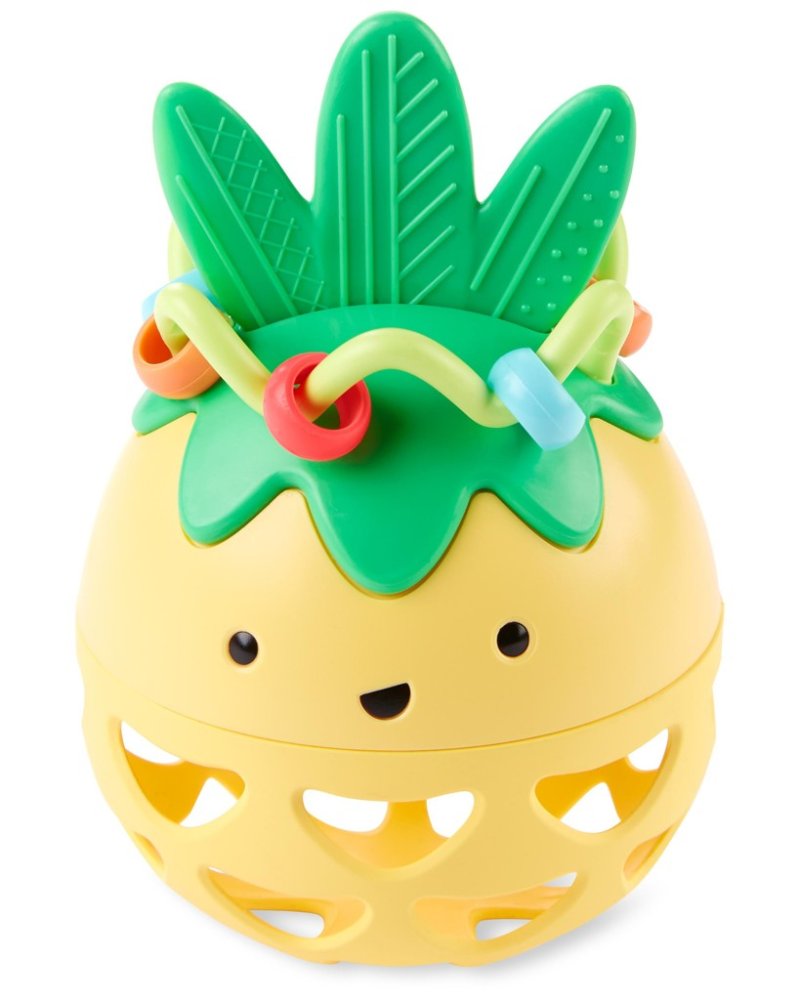 SKIP HOP Rattle Farmstand Roll-Around Pineapple 3m+