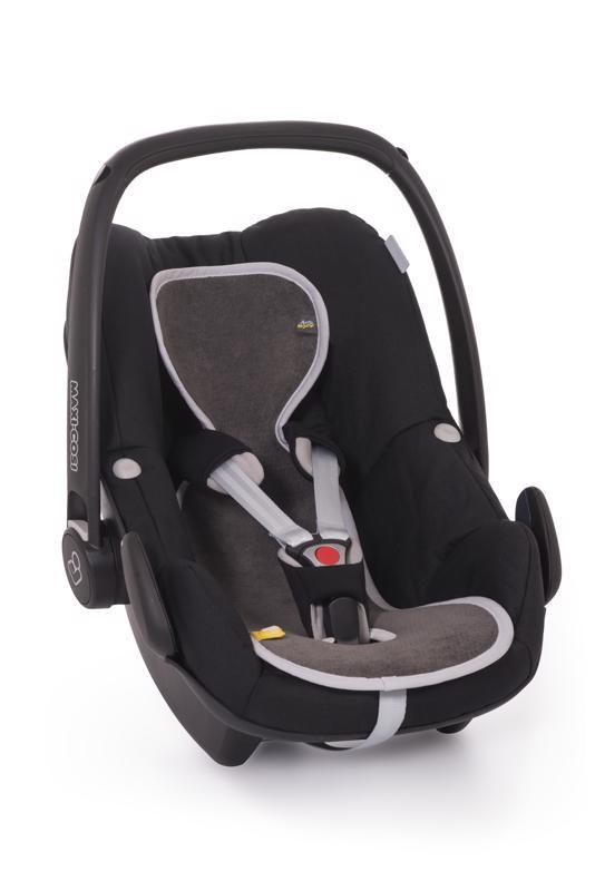 AEROMOOV Wkładka do fotelika samochodowego Antracyt 0-13 kg - obrazek 3