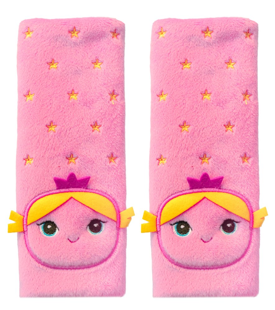 BENBAT Protège-ceintures pour voiture, princesse 1-4 ans