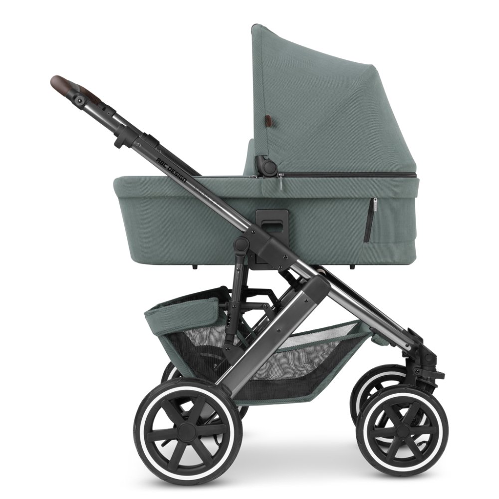 ABC DESIGN Kinderwagen Kombiniert Salsa 4 Air Aloe 2024 + Gratis Autositzadapter