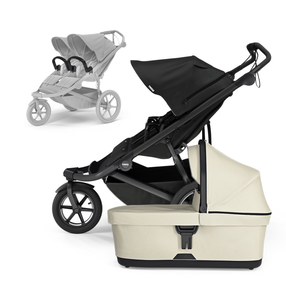 THULE Carucior Frate Urban Glide Double Black/Soft Beige Set M