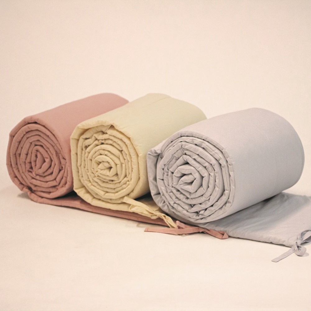 PETITE&MARS Sponda protettiva per letto TILLY MAX Beige chiaro 360 cm - immagine 4