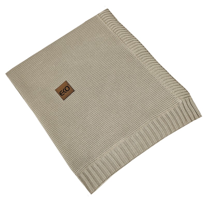 EKO Bambufilt Med Velourfoder Beige 100x80 Cm