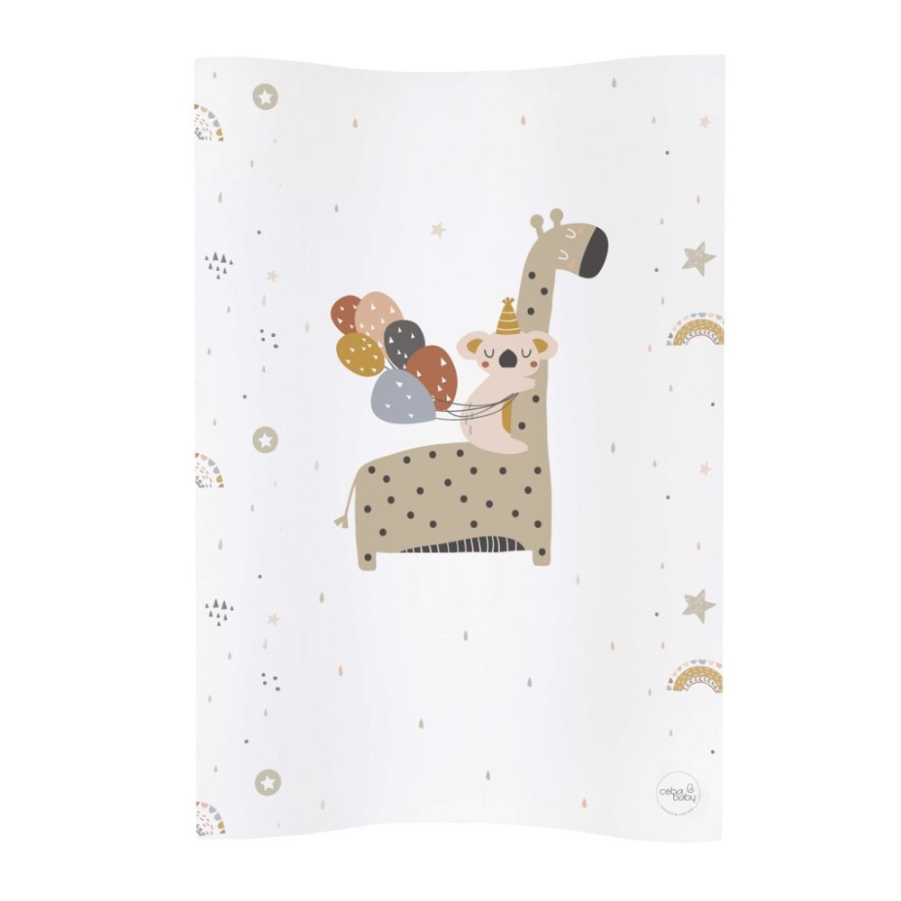 CEBA Changing Mat 2-cornered Soft COZY (50x70) Giraffe