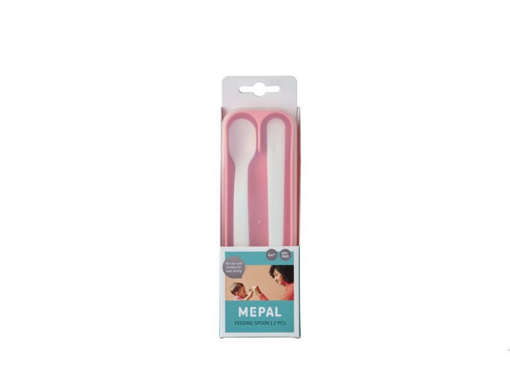 MEPAL Kindervoederlepel Mio Roze 2 St