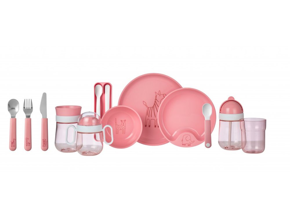 MEPAL Children's Plate Mio Pink