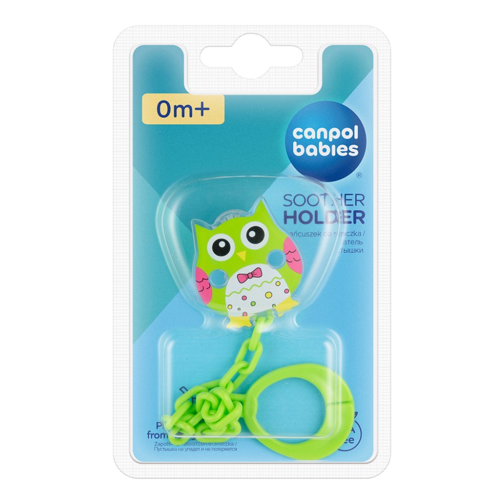 CANPOL BABIES Owl Lanyard Kedja - Grön