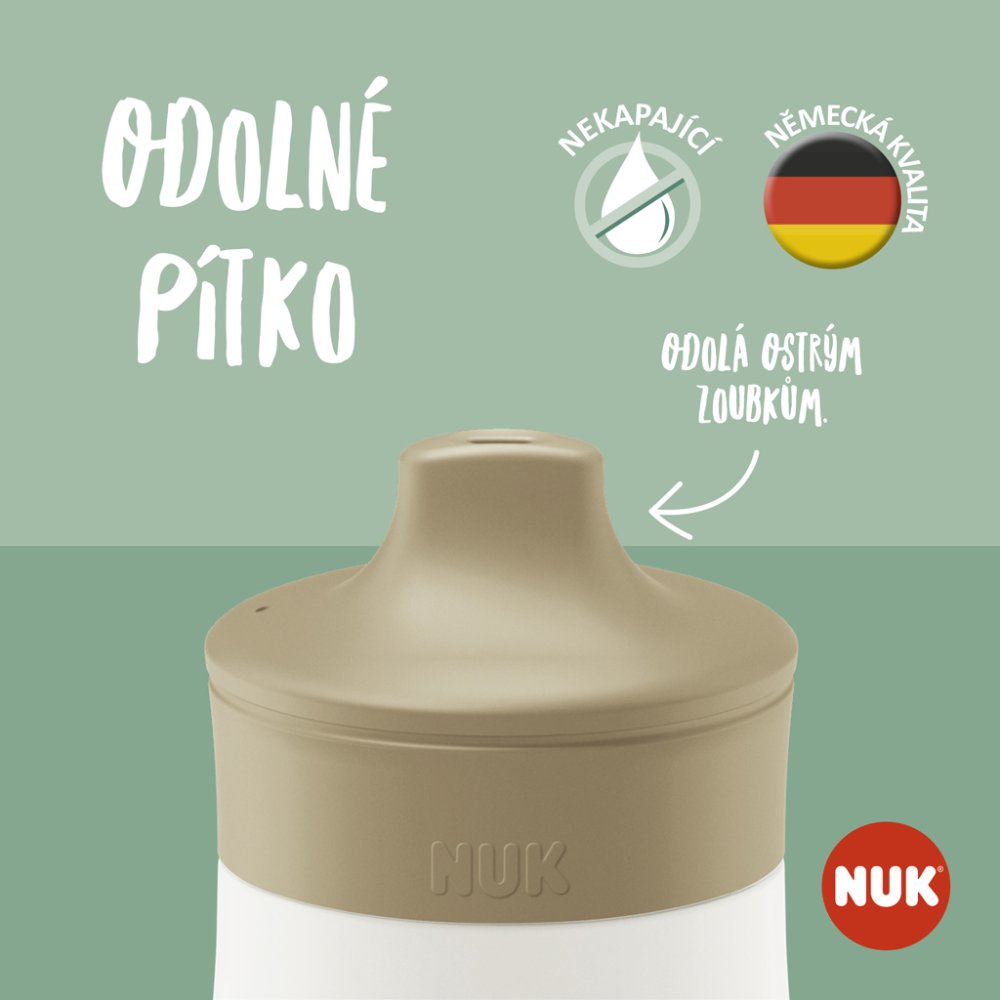 Borraccia NUK Mini-Me Sip - Verde 300 Ml, 9 Mesi+