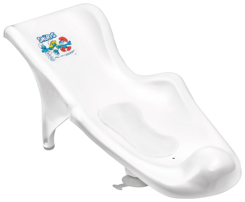 MALTEX Lettino Da Bagno I Puffi - Bianco