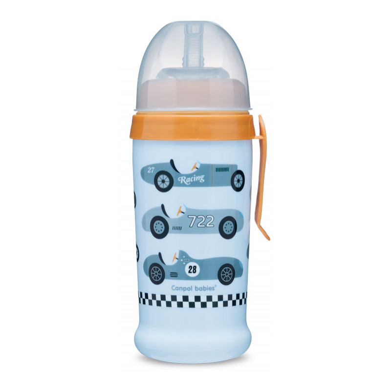 CANPOL BABIES Auslaufsicherer Autobecher – Hellblau