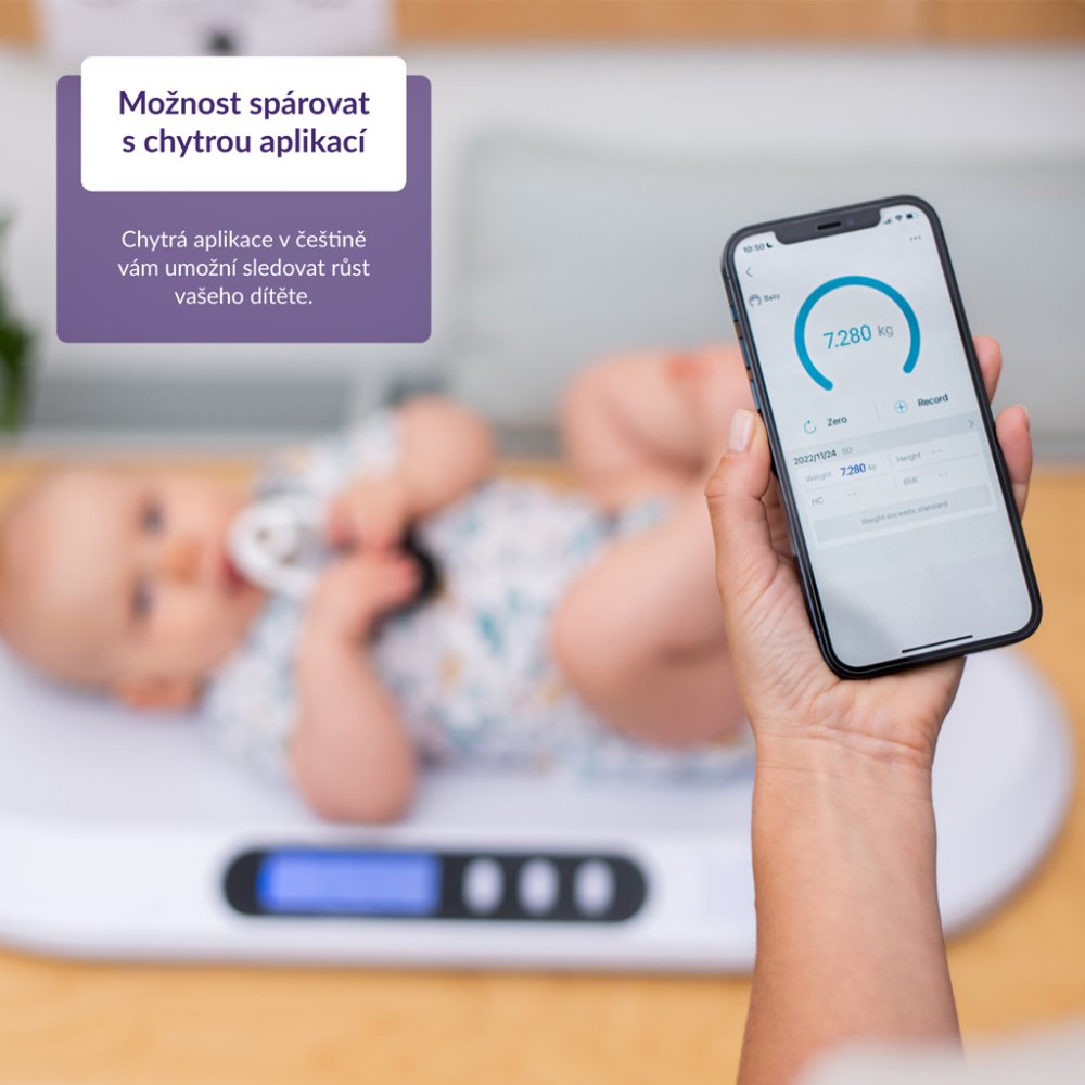 TRUELIFE Digitalna Vaga Za Bebe BabyScale B5 BT