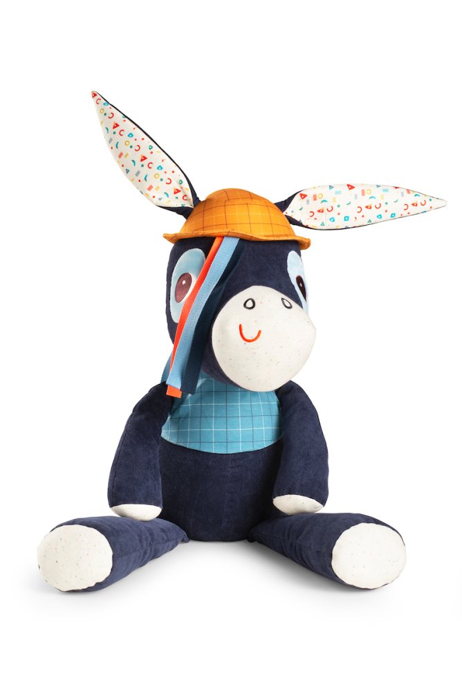 Lilliputiens - Extra Large Plush Toy - Donkey Ignatius