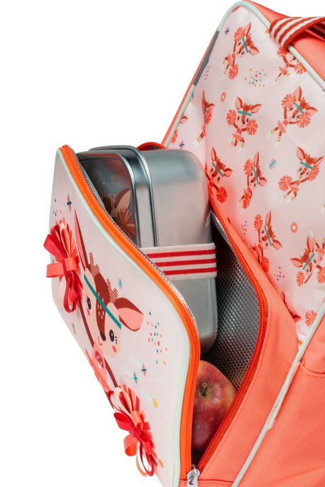 Lilliputiens - Kinderrucksack Mit Snacktasche - Rehkitz Stella