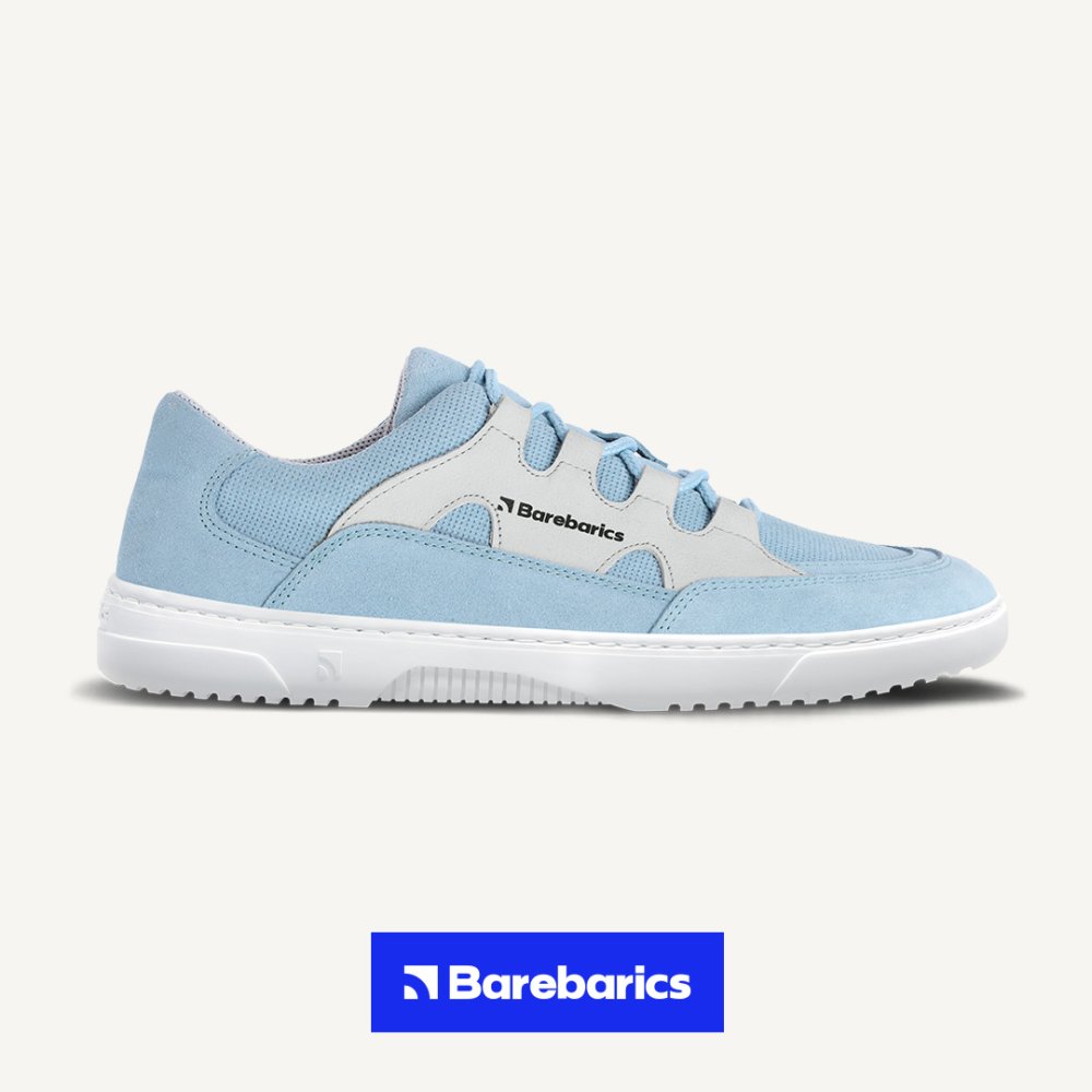 Barefoot Tenisky Barebarics Evo - Light Blue & White 36 Blue