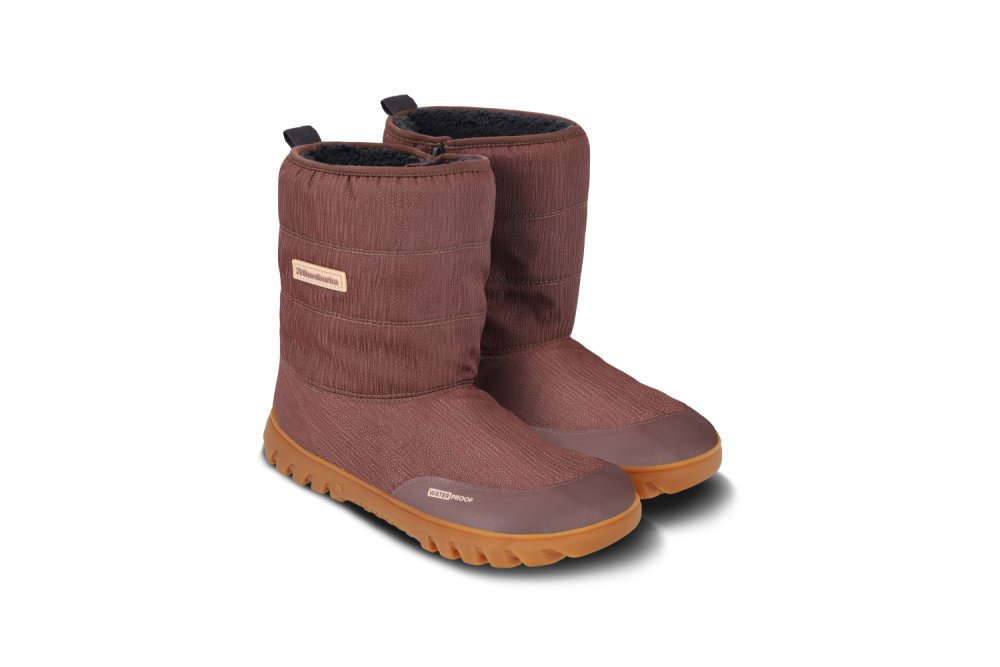 Zimní Barefoot Boty Barebarics PolarStride - Copper Brown 43 Brown