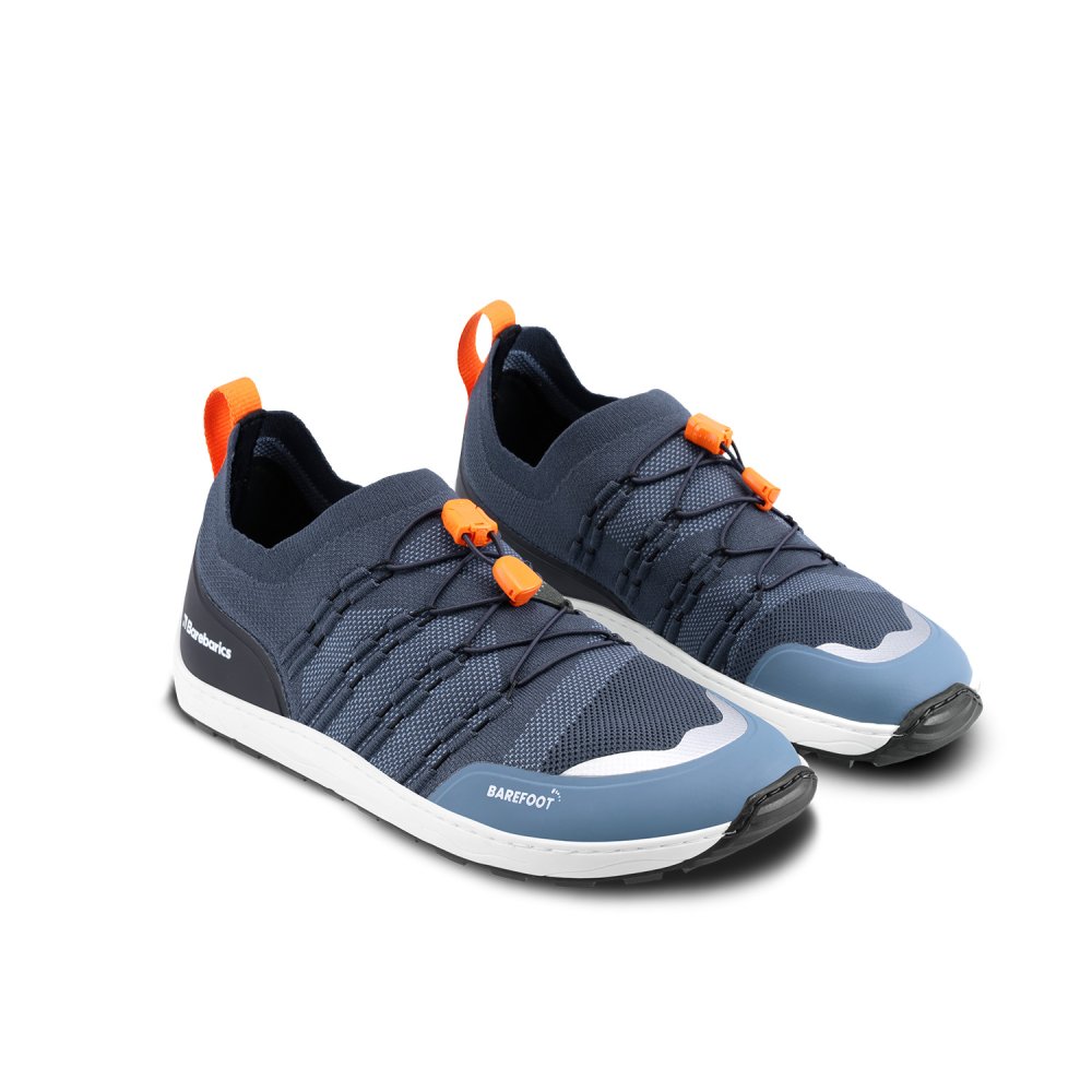 Barebarics Voyager Barefoot Tornacipő - Dark Blue & White 47 Blue