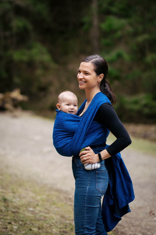 Šátek Be Lenka Bloom - Modrá 5,2 M Blue