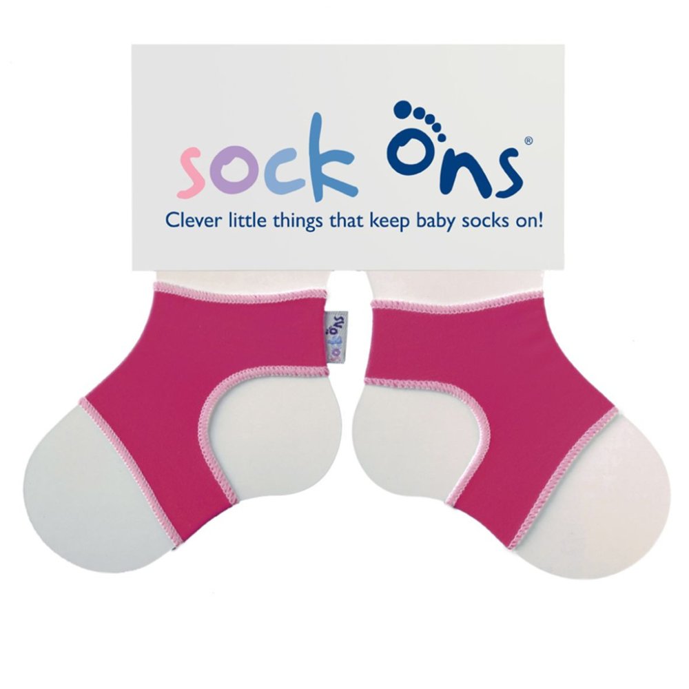 Porte-chaussettes classique KIKKO Sock Ons - Fuchsia (0-6m)