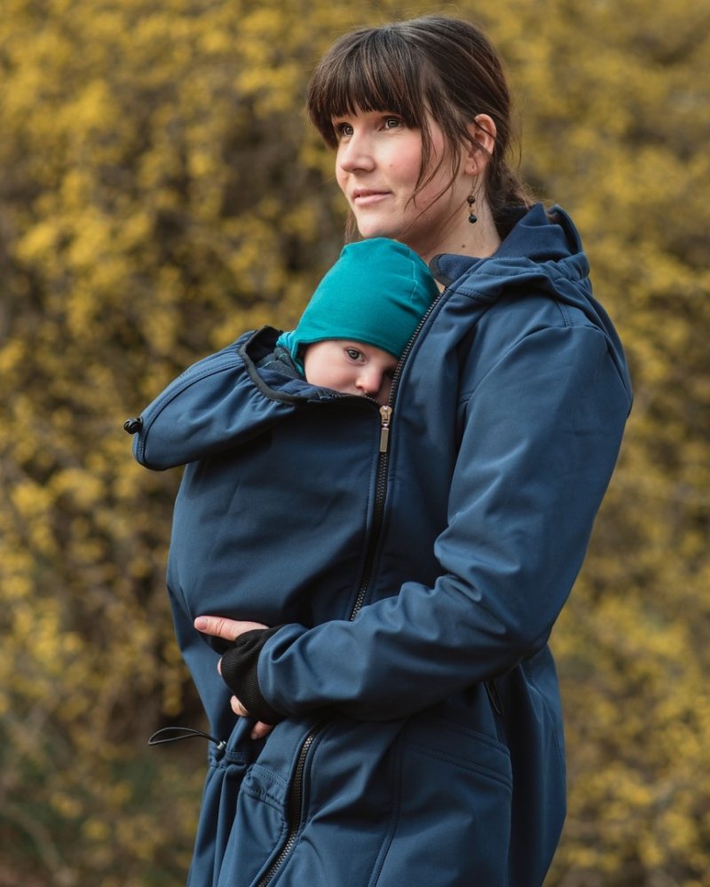 Softshell viselő dzseki Andrea + Body bélés, sötétkék M - Image 3
