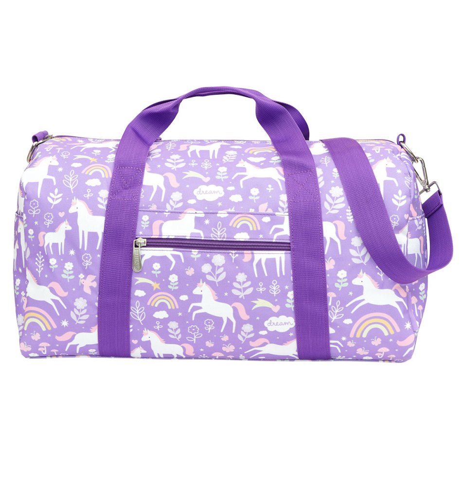 A Little Lovely Company - Borsa da viaggio per bambini - Unicorno e arcobaleno