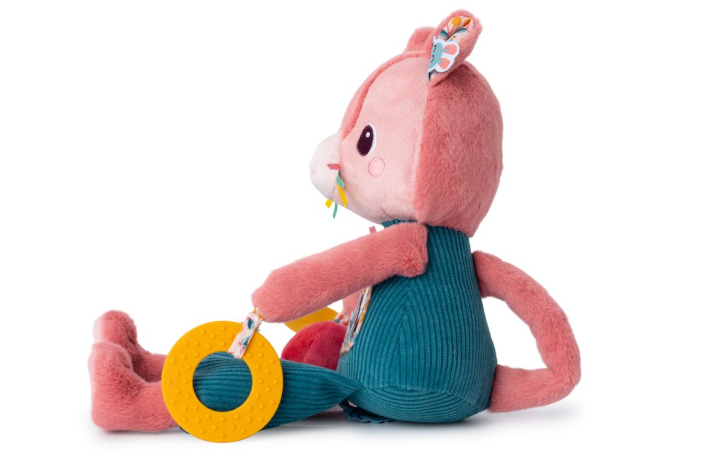 Lilliputiens – Jouet en tissu avec activités - chat Jeanne – Image 3