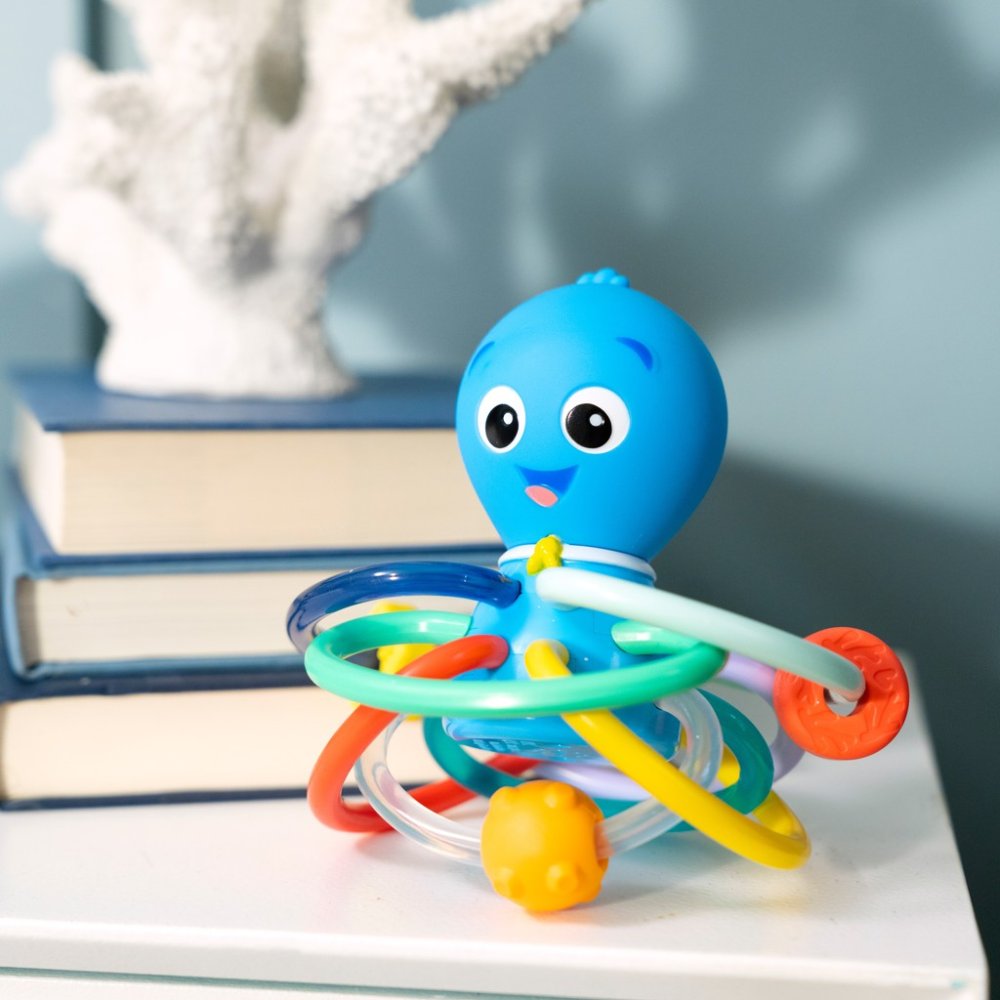 BABY EINSTEIN Gryzak/grzechotka Opus's Shake & Soothe™ 0m+ - obrazek 4