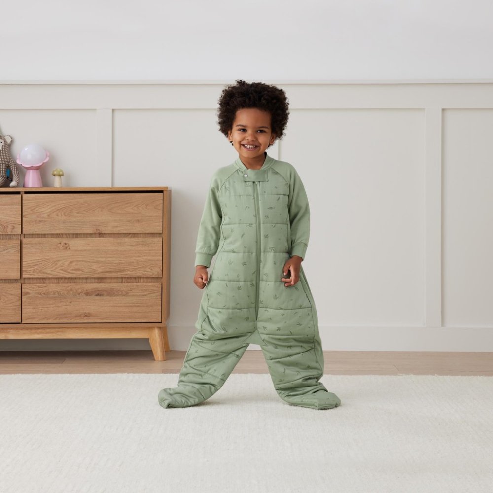ERGOPOUCH Hálózsák és pizsama 2 az 1-ben organikus pamut Suit Willow 3-12 hó, 6-12 kg, 2,5 tog - Image 5