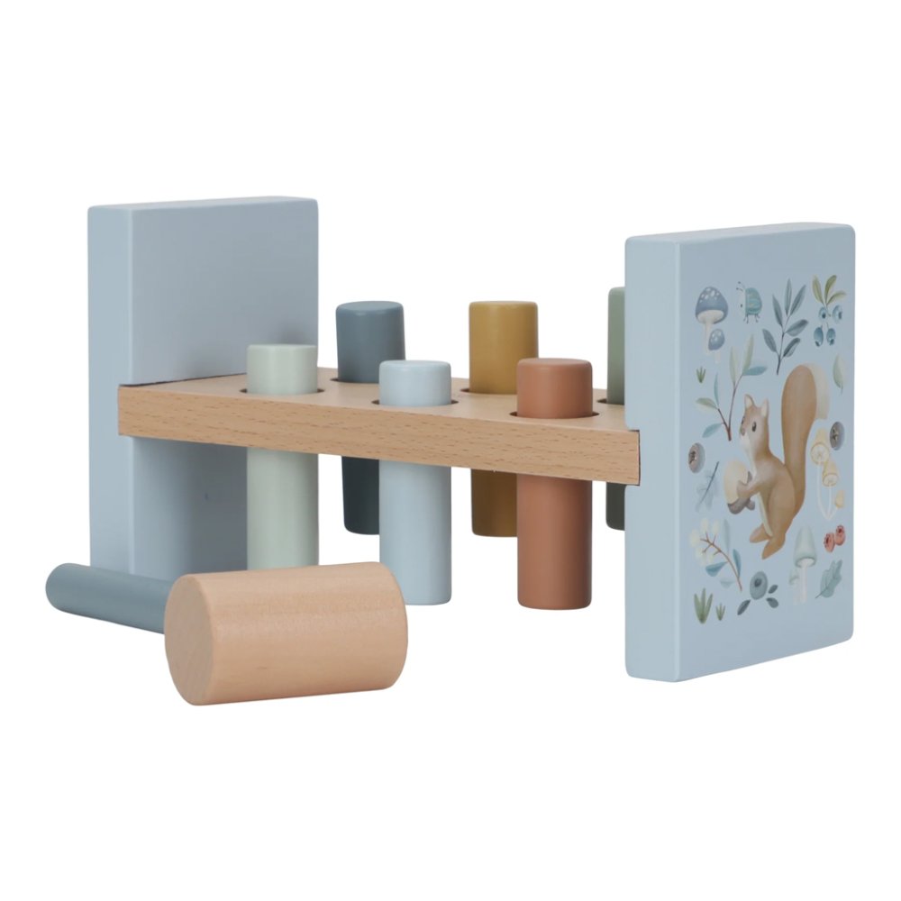 LITTLE DUTCH Zatloukačka dřevěná Forest friends (obrázek 9)