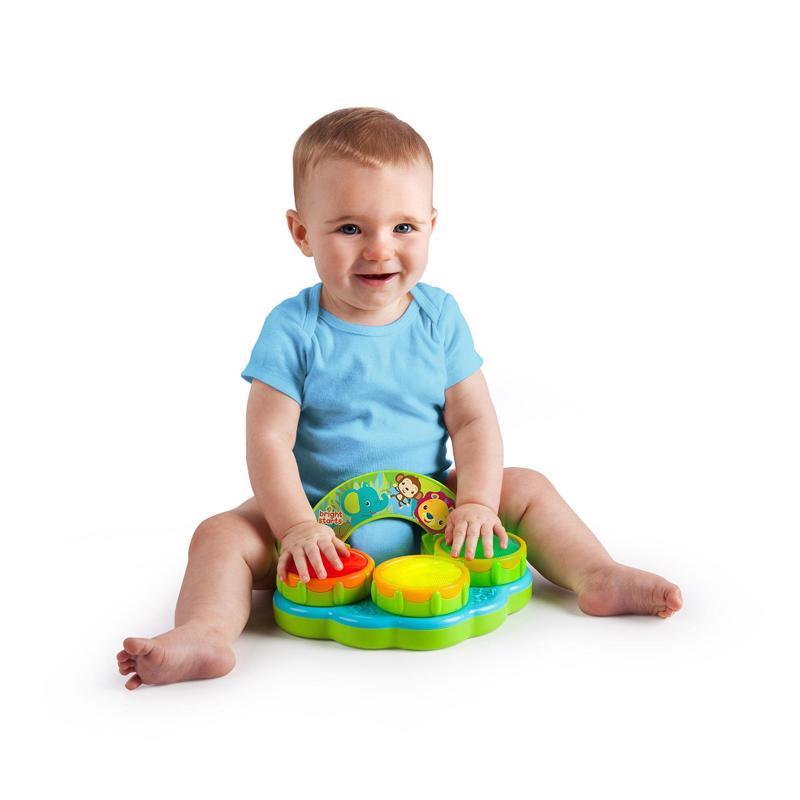 BRIGHT STARTS Zabawka bębenki Safari Beats™ 3m+ - obrazek 5