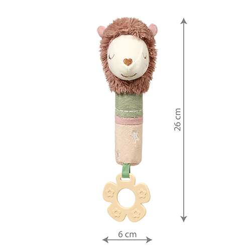 BABYONO Gioco cigolante con massaggiagengive Lama Luna 3m+ - immagine 7