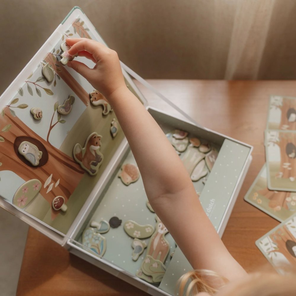 LITTLE DUTCH Hra magnetická Forest friends (obrázek 5)